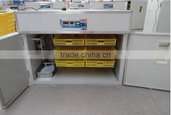 high quanlity new material automatic chicken egg incubator 528 eggs