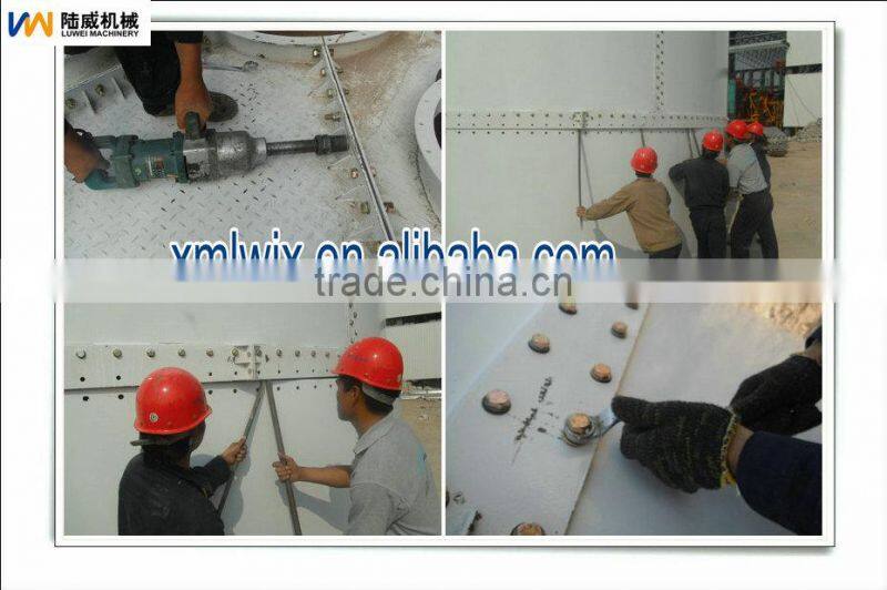 Small Steel silos for animal feed processing line