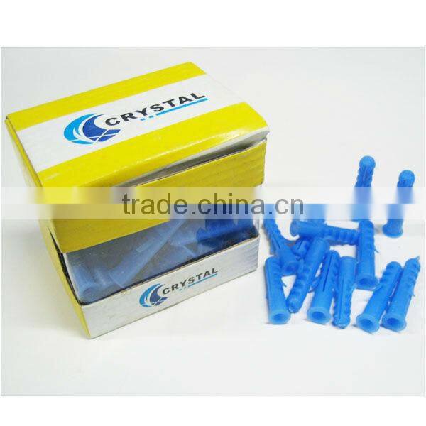 8mm good quality Plastic Wall Plug in color box
