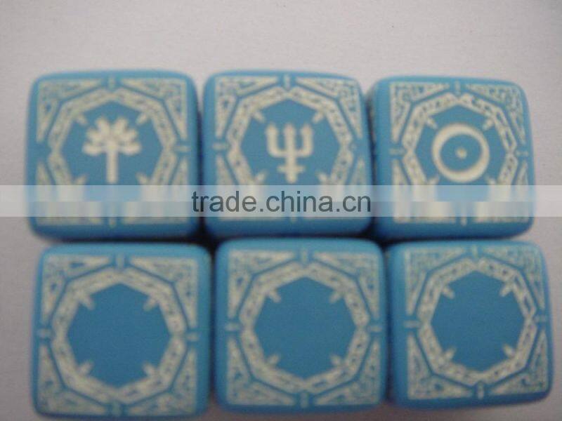 beautiful resin dice