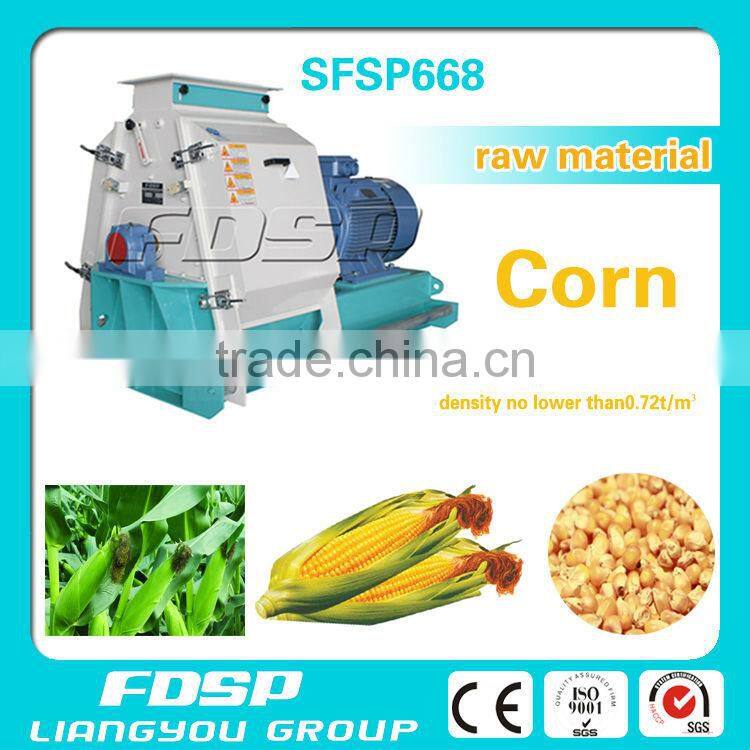 Corn maize feed hammer mill soybean pulverizing machine for feed plant line
