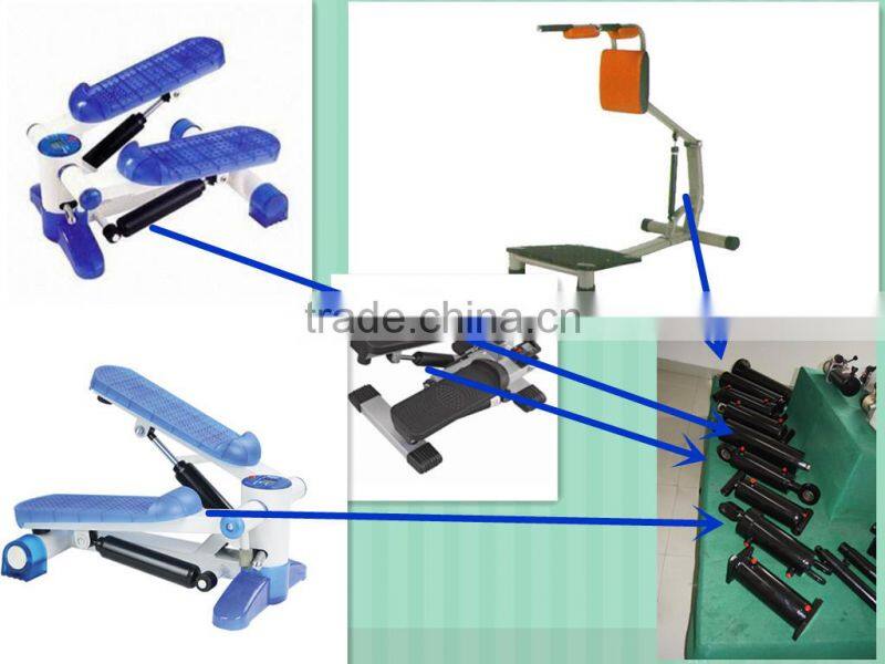 Steel body material hydraulic cylinder for fitness equipment