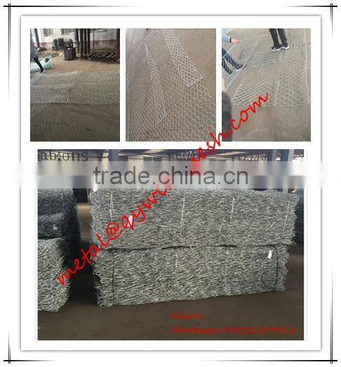 Hot-dip galvanized gabion box price with low carbon steel wire