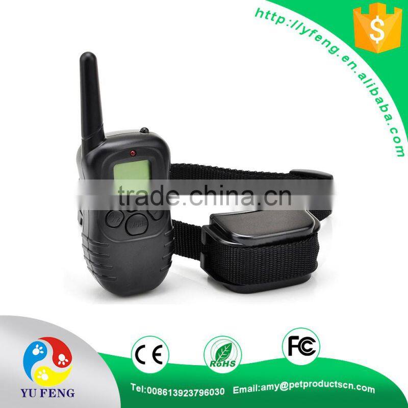 Dog training collar Waterproof Rechargeable Blue LCD Electronic Shock Remote Dog Training Collar Electric Pet collars