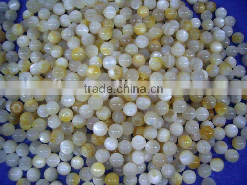 NU004-white lip mop shell pearl nuclei for pearl cultivation