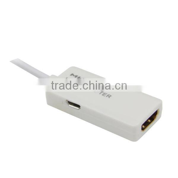 High quality mhl to hdmi converter for samsung galaxy s3 micro usb to hdmi mhl adapte