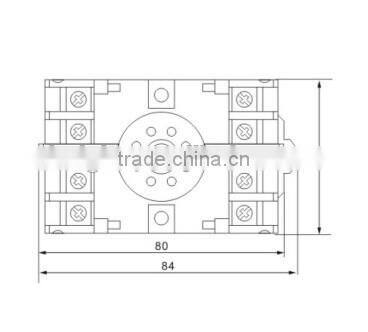 General Purpose Mini Relay Socket Base 8PFA