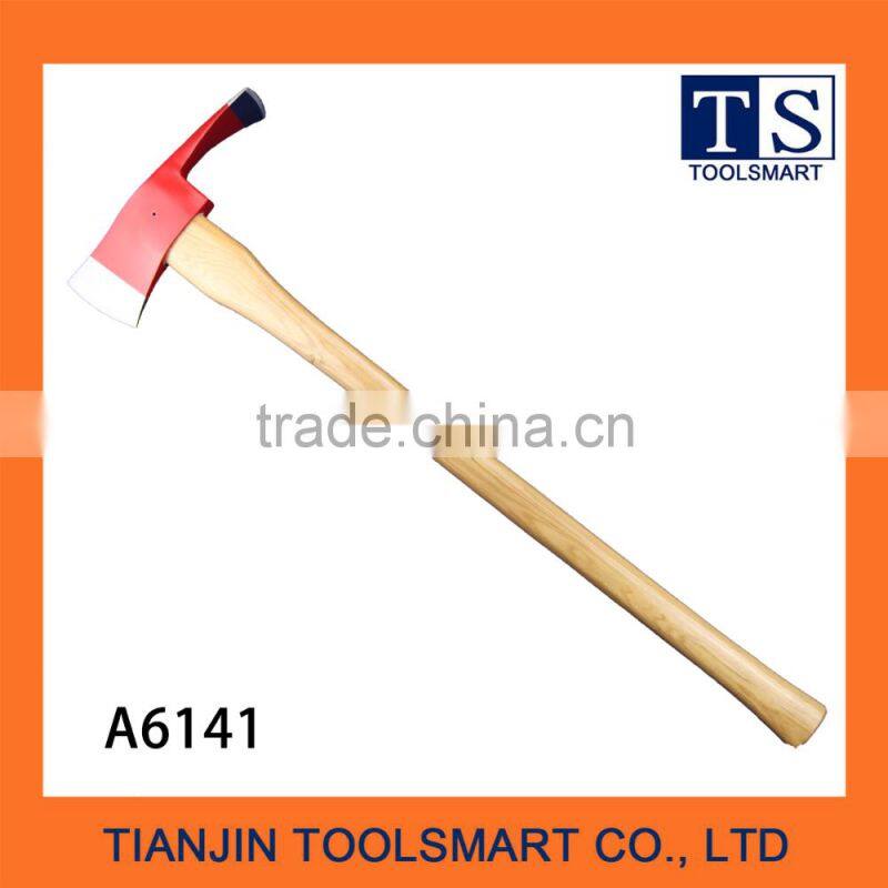 kitchen hatchet with wooden handle