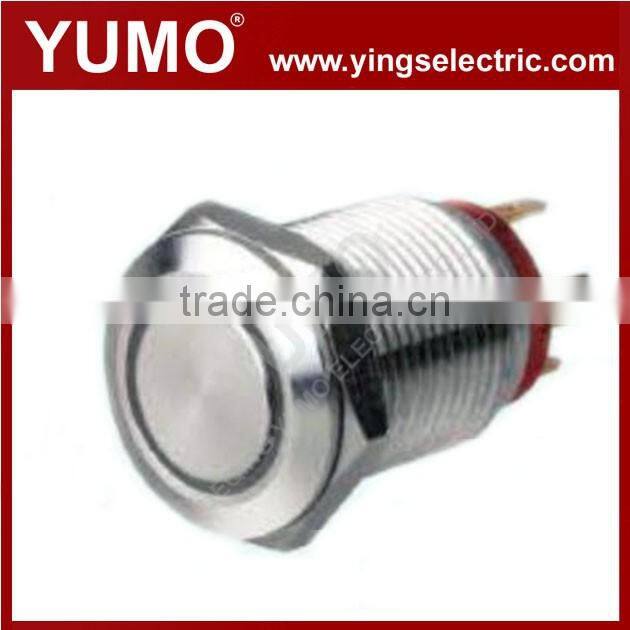 12mm metal push button ABS12S-C1-E NO or NC Momentary push button switch