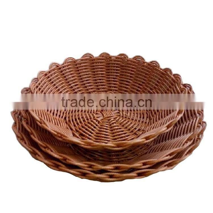 S&D hot sale willow wicker woven cheap decorative wholesale bread baskets