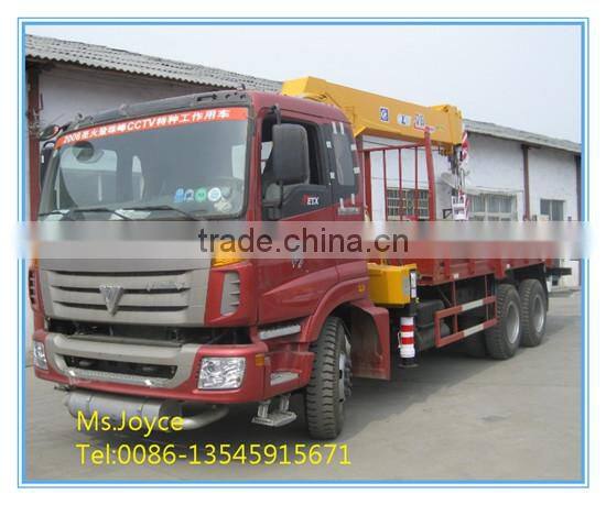 Foton Crane Truck 10 Ton,Telescopic Boom Truck Mounted Crane