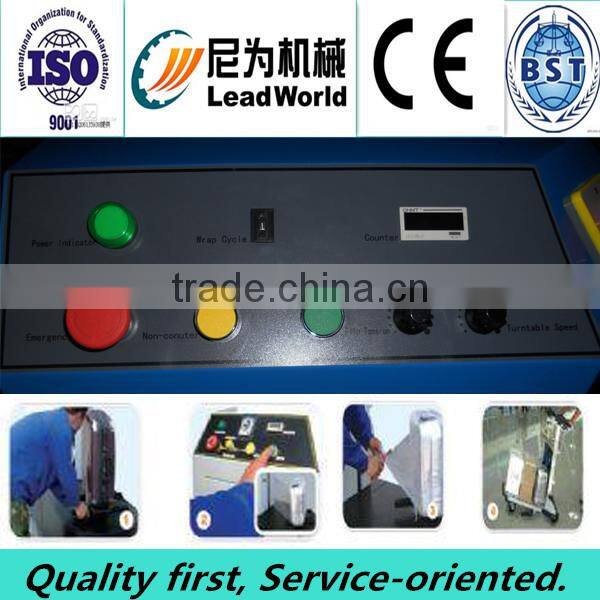 Stretch wrapping machine luggage airport,wrapping machine price