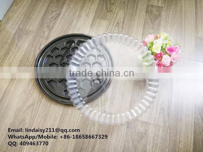 10" inch Accept Custom Order and BOPS Plastic Type plastic birthday cake box