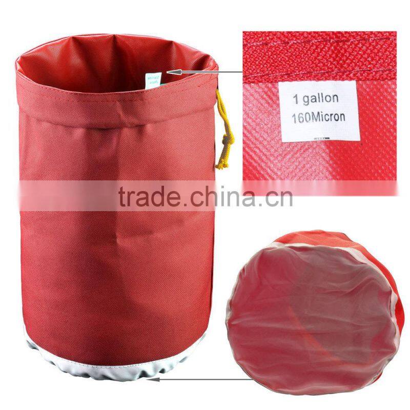 Bubble Ice Hash Bags 5Gallon 5 Bag Kit Herbal Extract Press Screen Hydroponic