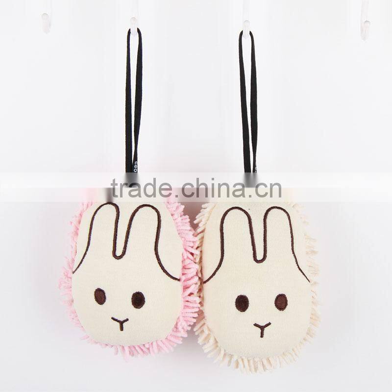 Mouse Rabbit Microfiber Chenille cleaning sponge