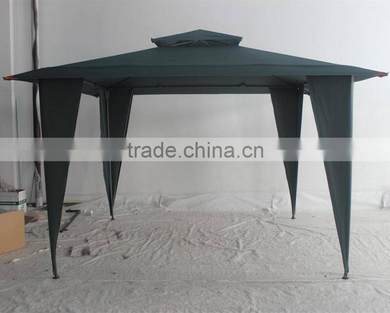 3.5x3.5m steel frame outdoor garden gazebos