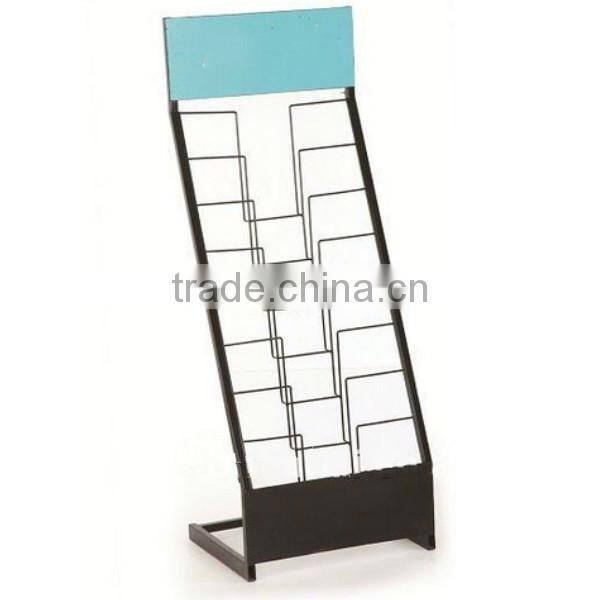 Floor Standing Chrome Leaflet Display Holder