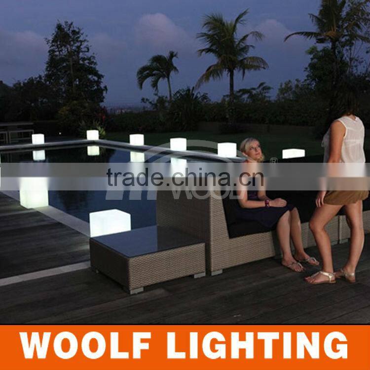 Good Quality Glow Cube LED Swimming Pool Furniture