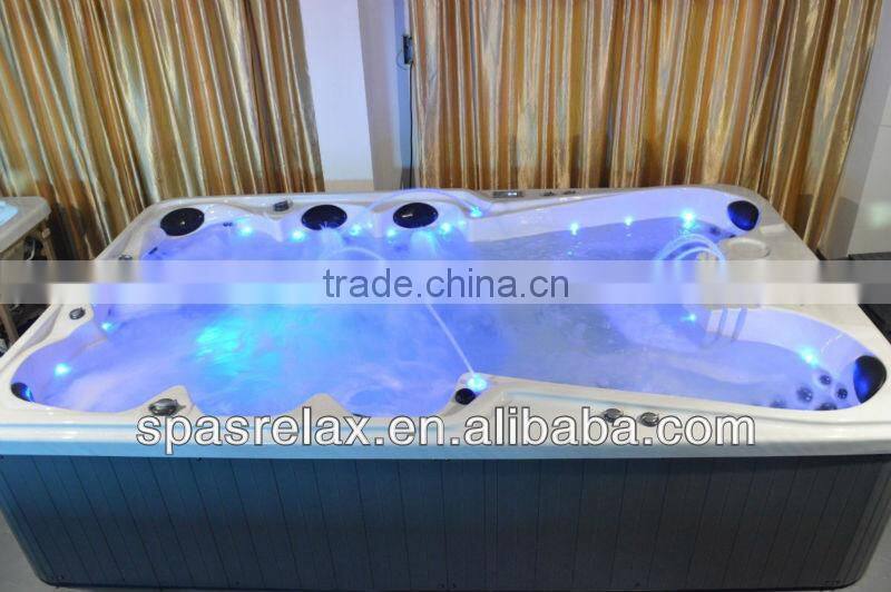 Luxury spa/ luxury outdoor bathtub 2 lounger massage Jazzy--- A611 for 5 people