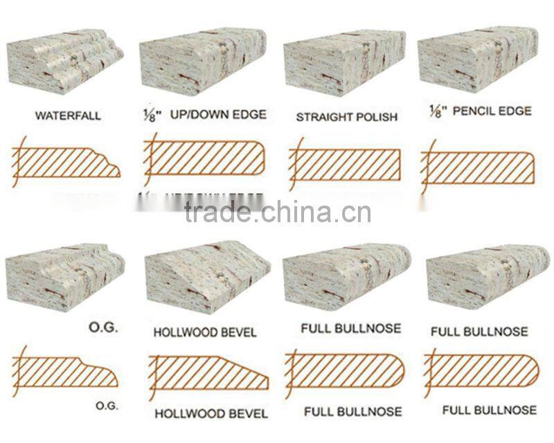 Polished Marble Top Wood Dining Table
