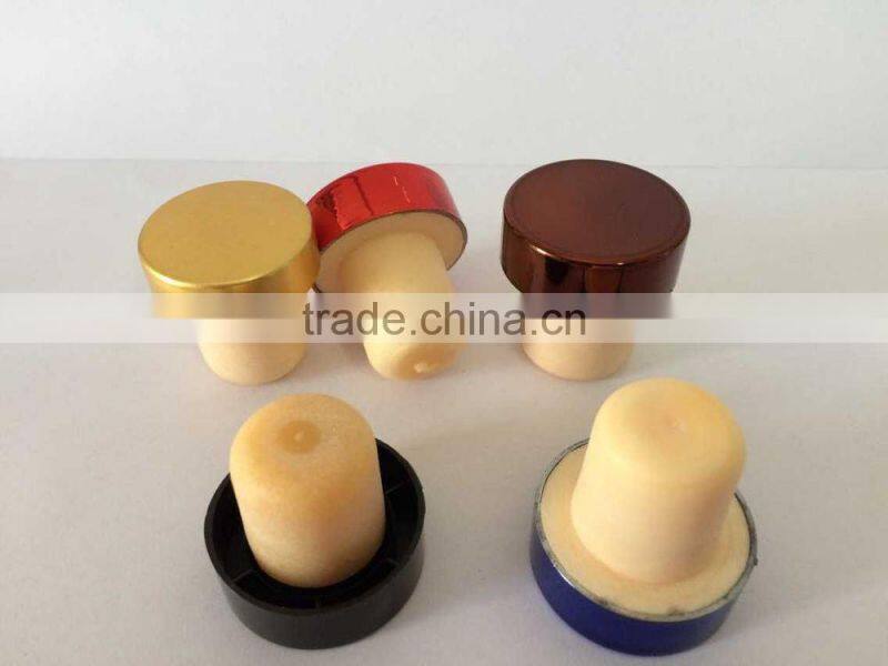 environmental synthetic bottle cork, promotional composite wine stopper wholesale