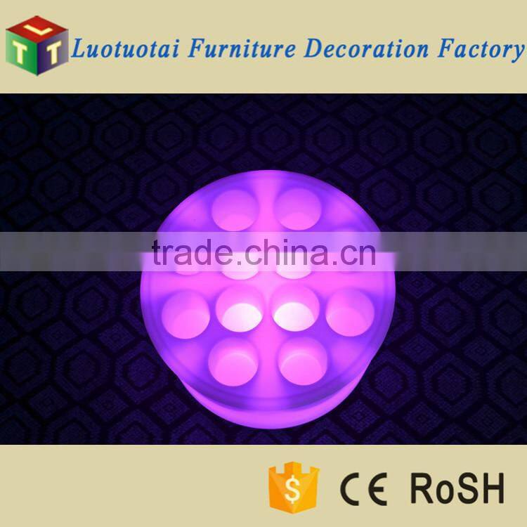Manufacturer of LED bar furniture illuminated LED wine bottle tray/LED tray for beer bottle