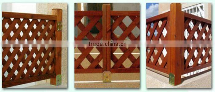 Wood garden fence , Colorful garden fence