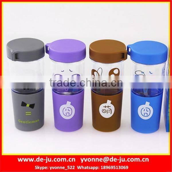 Emoji Printing Plastic Vacuum Bottle