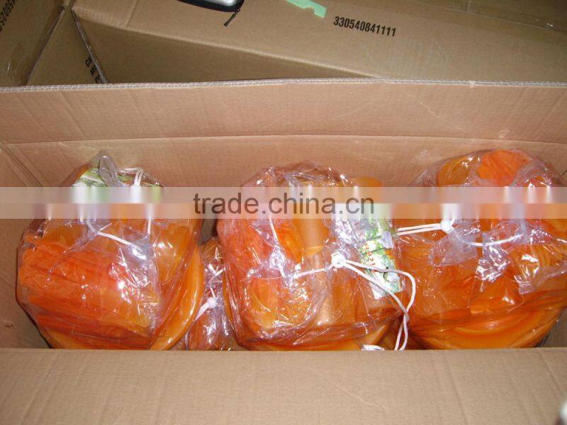 24sets PP colorful plastic picnic set/portable plastic tableware set/dinnerware set