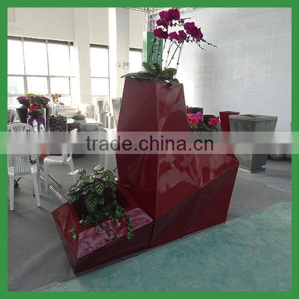 FO-325 Modern Large Decorative FIberglass planter Set