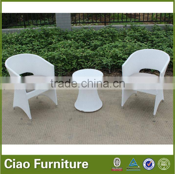 outdoor small table with chair/synthetic outdoor furniture