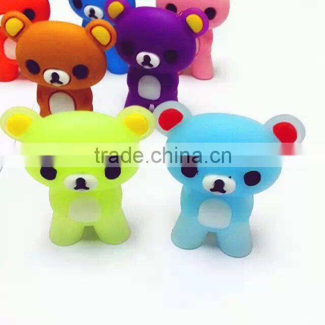 Newly cartoon Teddy silicone chopsticks holder