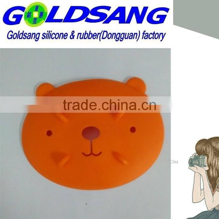 Bear shape silicone soap box high quality soap holder