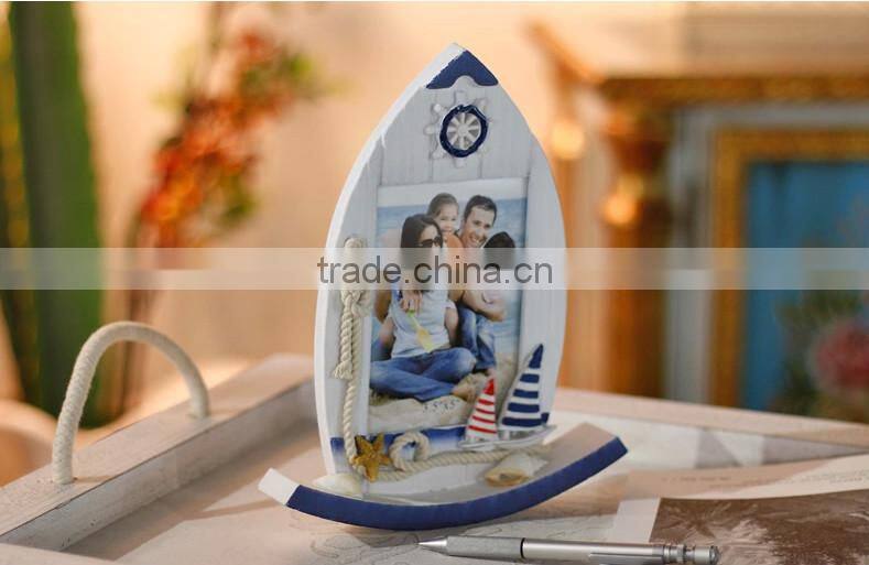 Marine series of children's creative photo frame furnishing articles, Mediterranean style decoration