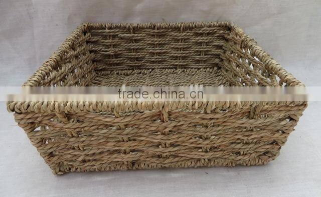 Cheap price handwoven straw bread basket