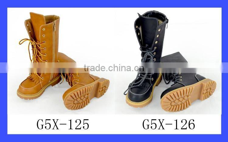 Fancy 1960s Child's Equestrian Style Riding Hot Sale Brown Girls Boot