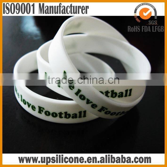silicone rubber wristband for football game/basketball game