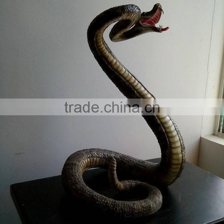 Resin snake figure