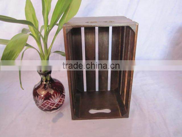 new design wholesale wood slat box