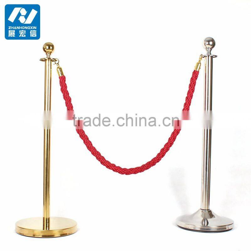Widely Used post and rope barriers for hospital crowd control