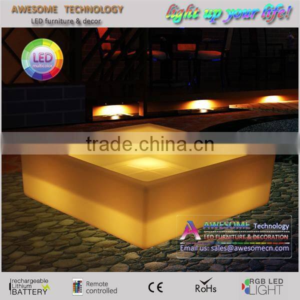 freestanding large center flower pot / illuminated big flower pot