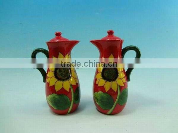 beautiful ceramic vinegar/ oil /sauce /bottle