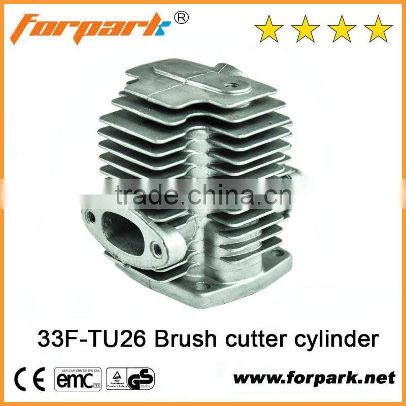 2015 hot selling garden tools brush cutter spare parts cylinder with high quality and low price