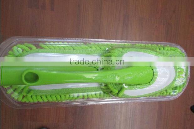 Lint free microfiber duster mop kit