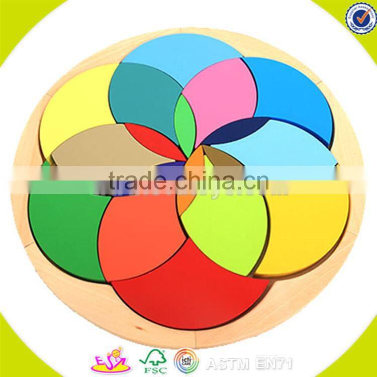 wholesale inexpensive wooden block puzzle toy funny wooden block puzzle toy for children W14A094