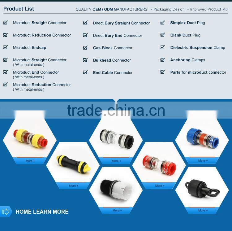 HDPE tube/pipe/duct endstop fitting