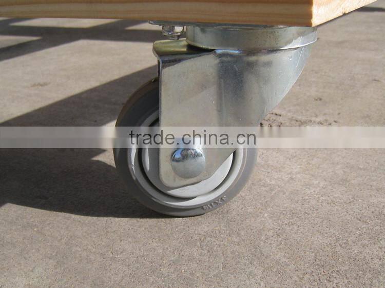 warehouse loading moving wooden tool cart