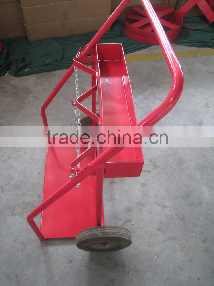 different size load capacity drum two oxygen cylinder hand truck tool cart