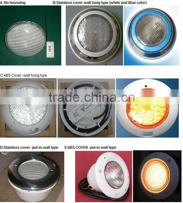 Color changing IP 68 12v swimming pool led waterproof lights