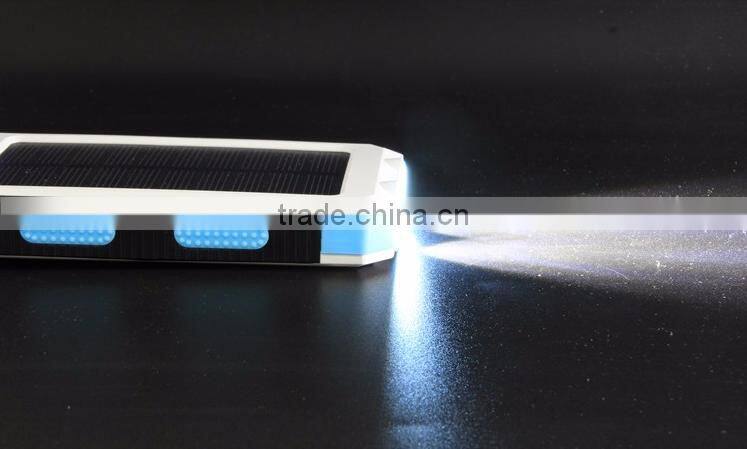 Solar phone charger 10000Mah with Aluminum material